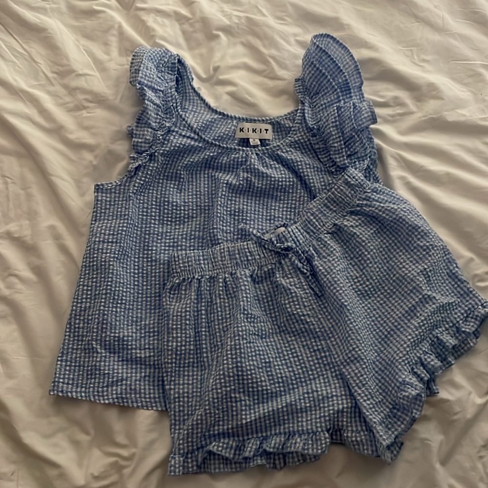 Blue pj set